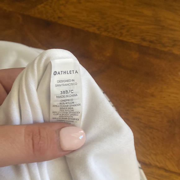 Striped bathing suit size 38 B/C - Picture 3 of 3